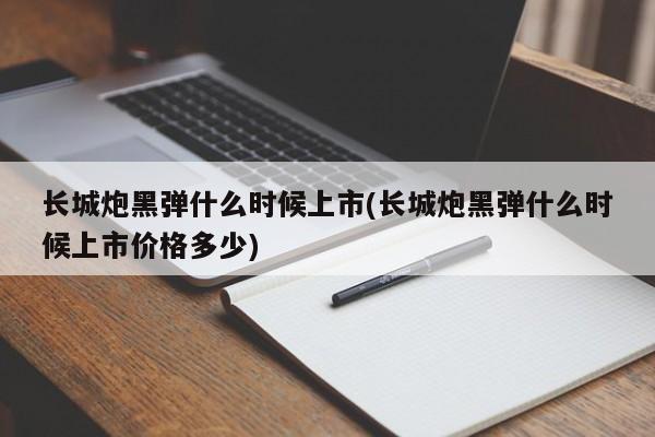 长城炮黑弹什么时候上市(长城炮黑弹什么时候上市价格多少)