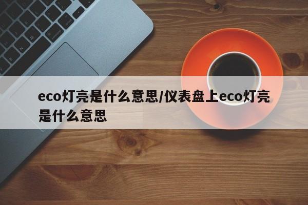 eco灯亮是什么意思/仪表盘上eco灯亮是什么意思